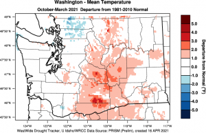 Review Of Winter 2020-21 | Office Of The Washington State Climatologist