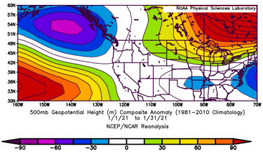 Review Of Winter 2020-21 | Office Of The Washington State Climatologist