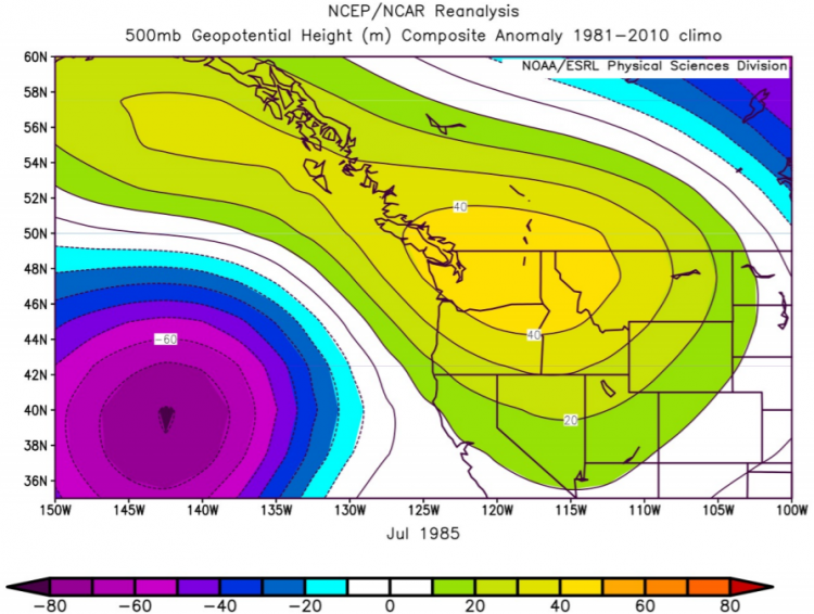 July 1985: Warmest Month On Record For WA State | Office Of The ...