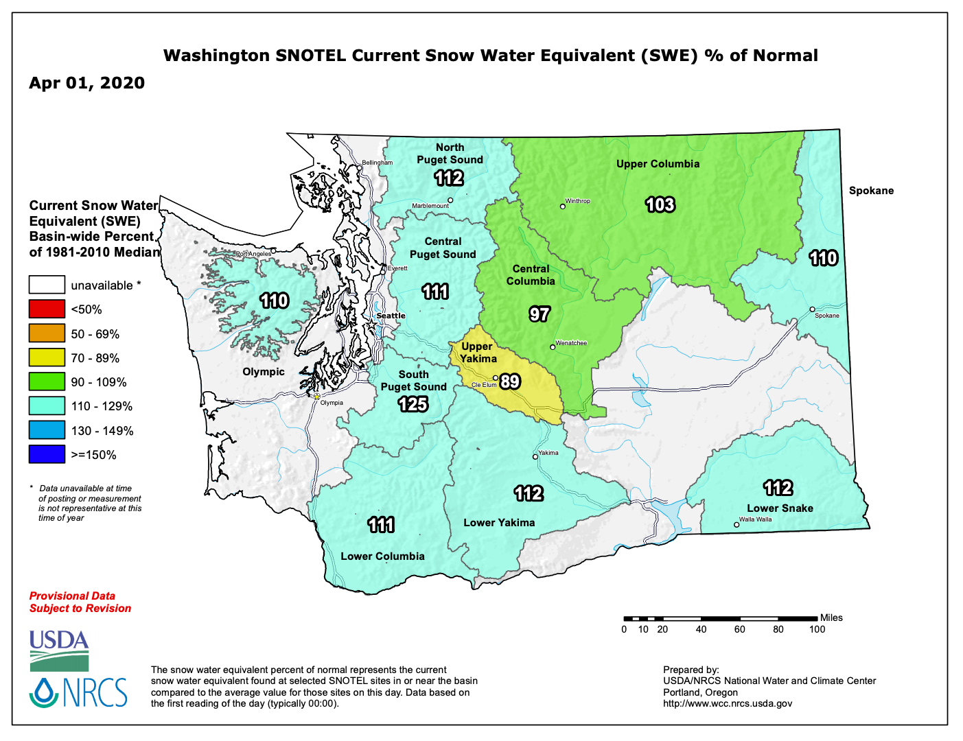 A Review of Winter 20192020 Office of the Washington State Climatologist